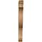 Ekena Millwork Funston Traditional Rough Sawn Bracket, Western Red Cedar, 4"W x 28"D x 40"H BKT04X28X40FST01RWR - alternate 2
